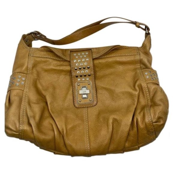 Rafe Tan Large Leather Shoulder/Crossbody Bag - Picture 1 of 16